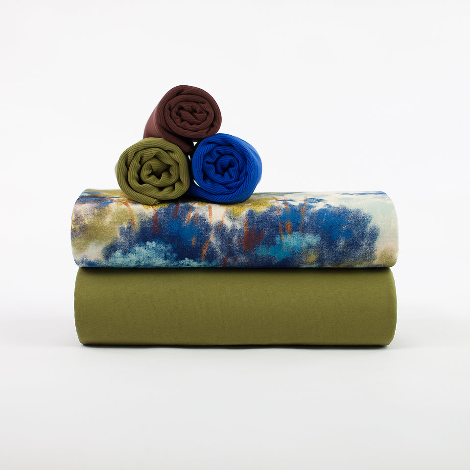 Dreamy Forest, Soft Beige, Lino e viscosa