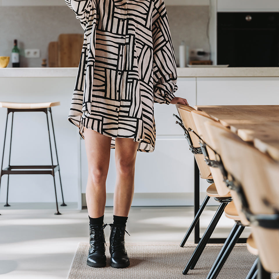 Permecube , Tofu Beige, Lino e viscosa