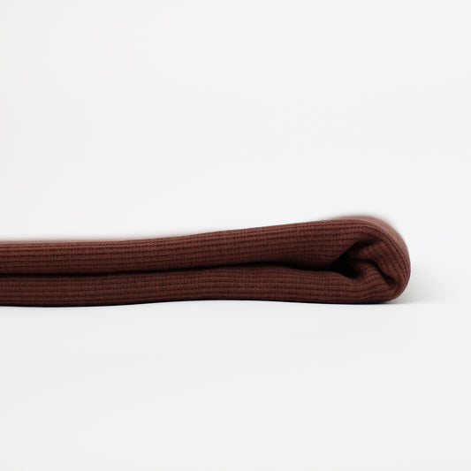 Ribbing heavy, Rum Raisin Brown, dritto-rovescio