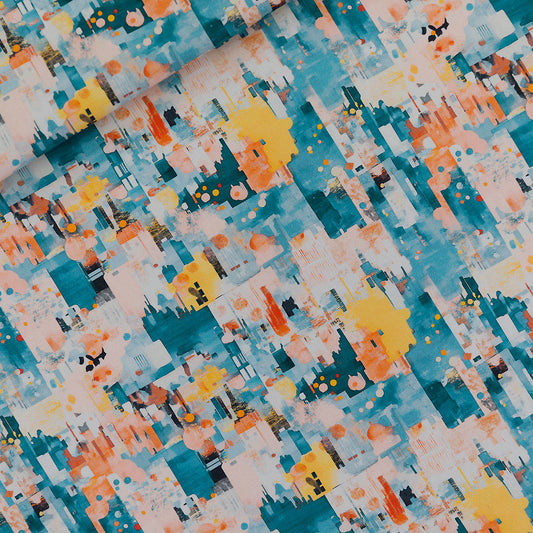 City Joy, Beige, Gabardine in tela di cotone