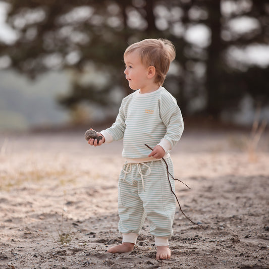 Horizontals, Whisper Beige, French terry