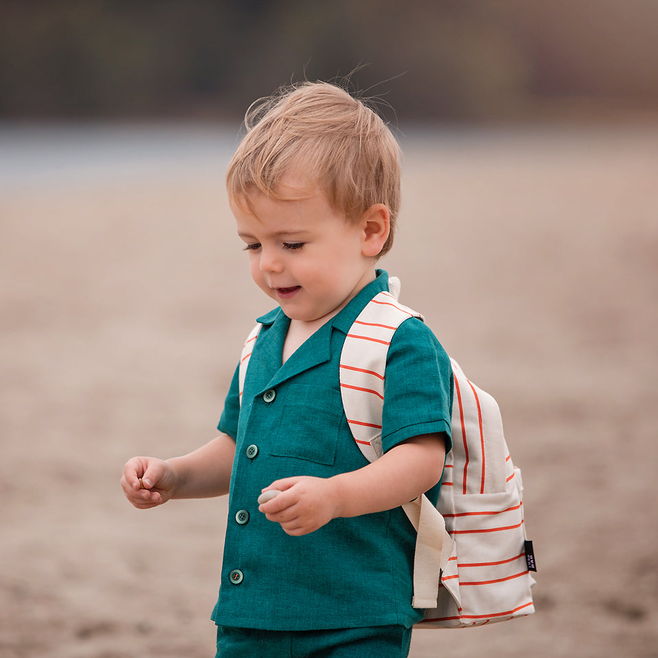 Lin et viscose, roux