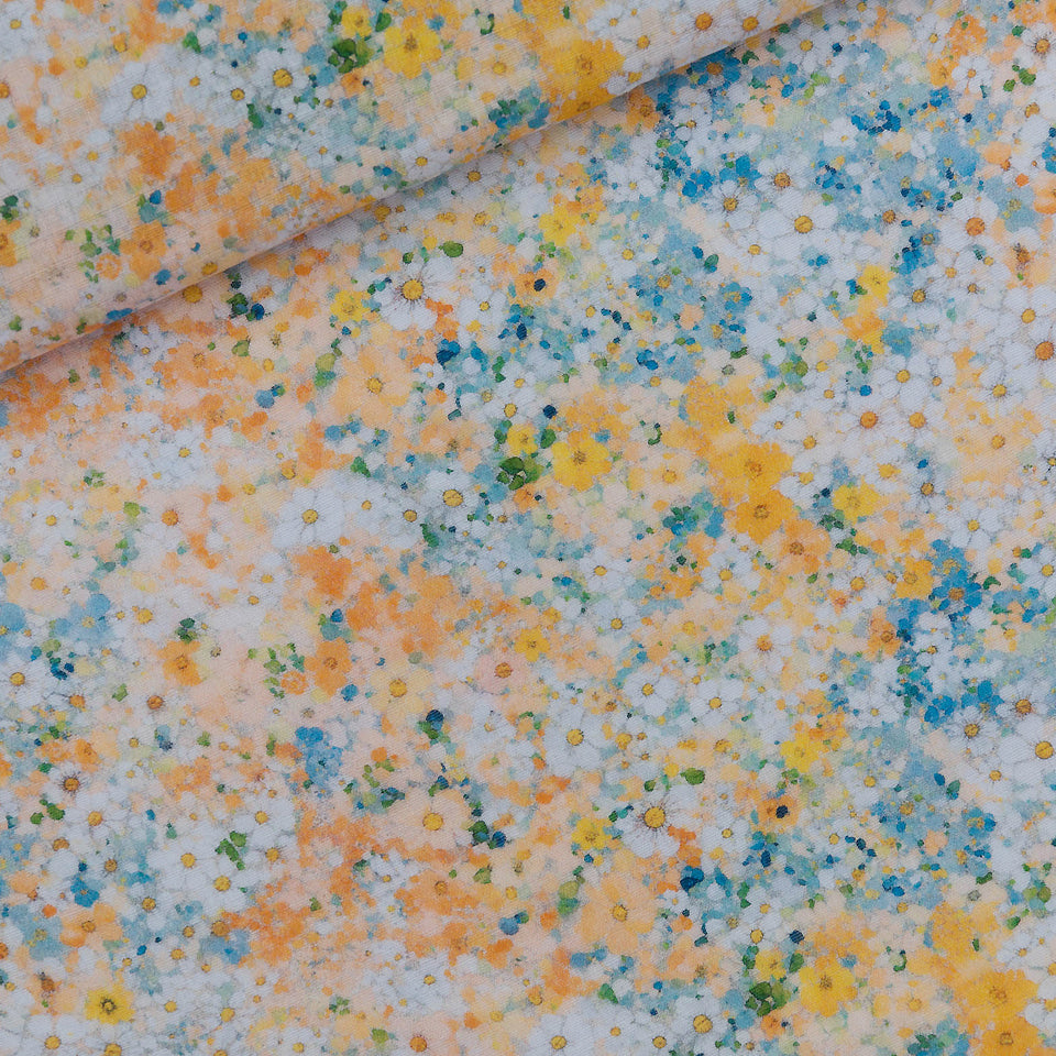 Lots of flowers, Beige, Doppia garza