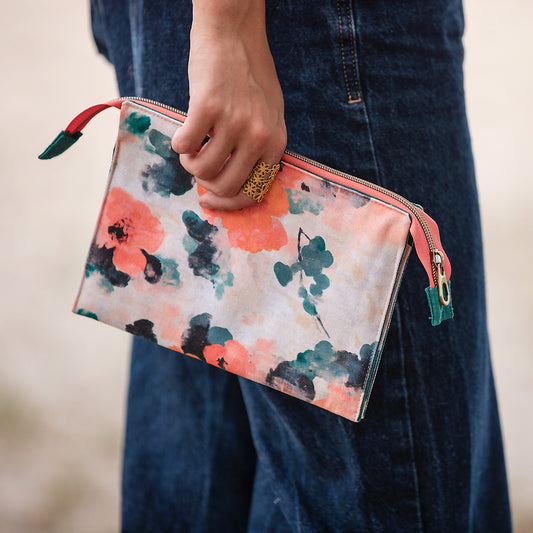 Misty Rose, Beige, Gabardine in tela di cotone