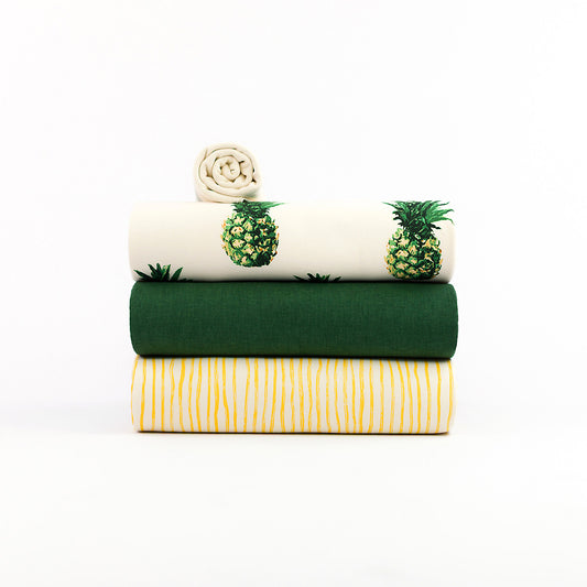 Pineapples, Papyrus Crème, felpa garzata