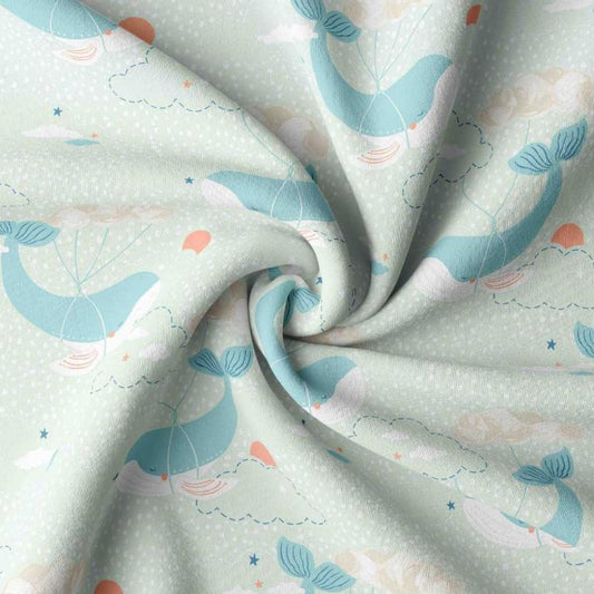 Joli, Bleu clair, coton français