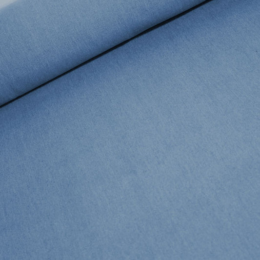 Denim lavé 100% coton, bleu clair, jeans