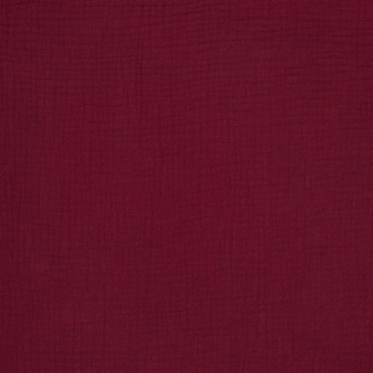 Doppia garza goffrata unito, Berry GOTS