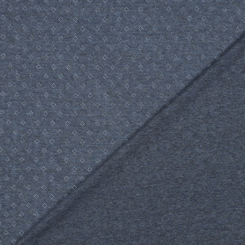 Pointoille, Dark blue melange, Maglina di cotone