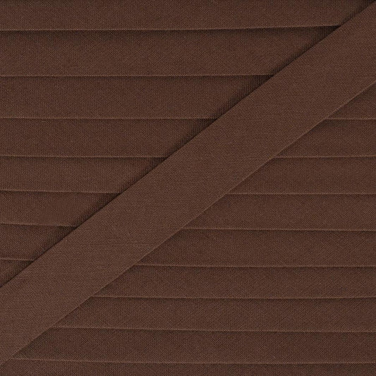 Biais chocolat 18 mm