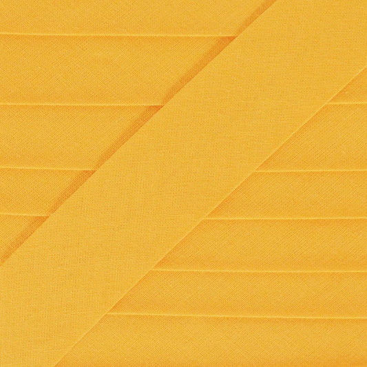 Biais or jaune 30 mm