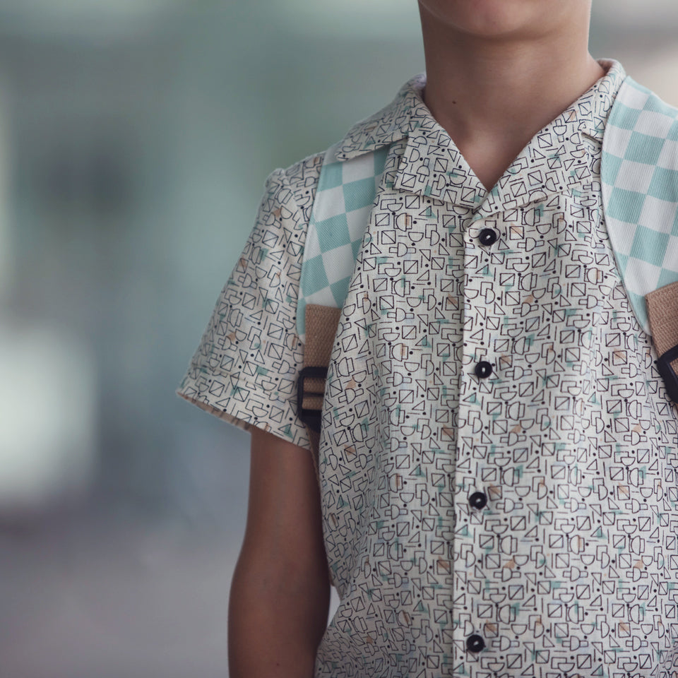 Shaped chaos, Off white, Lino e viscosa