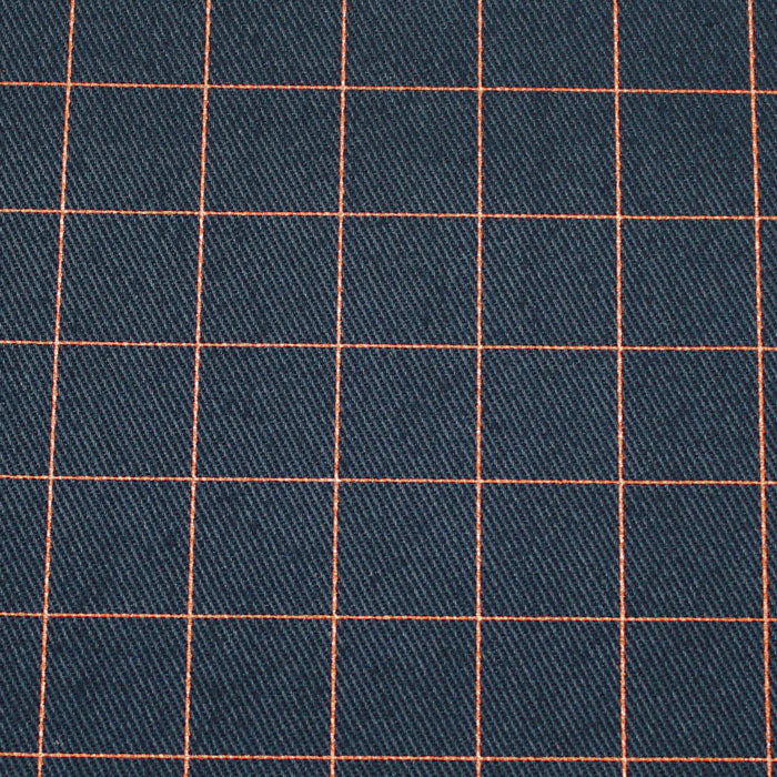 Thin Grid, Forest River, gabardine en toile de coton