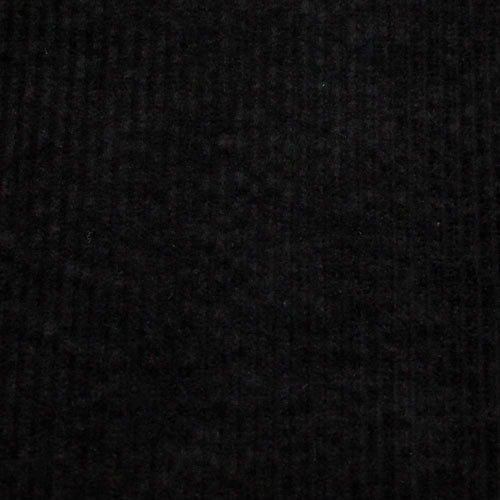 Chutes de 20cm, velours côtelé, noir, velours de coton