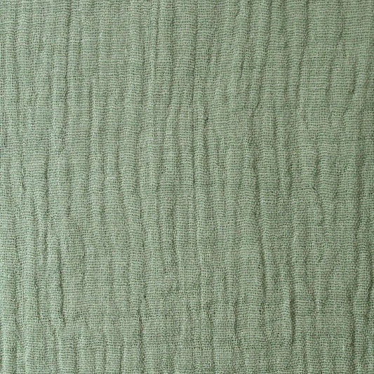 Chute de 80cm, Double gaze gaufrée uni Kaki