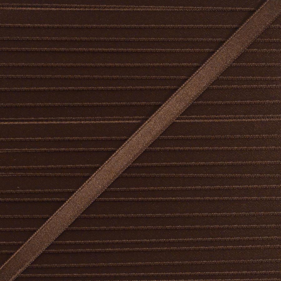 Nastro doppio raso cioccolato 6mm