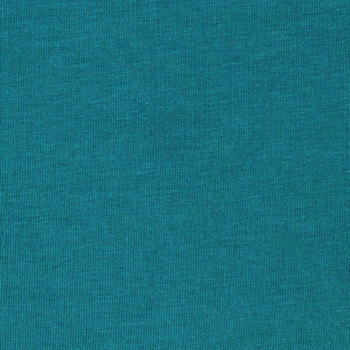Jersey di cotone unito Pavone
