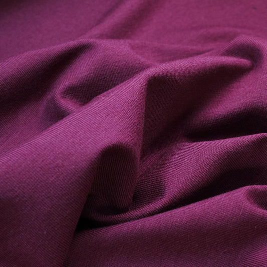 Jersey de coton violet uni