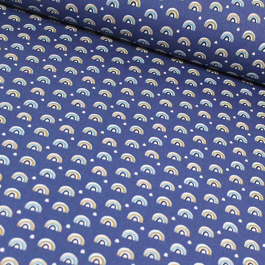 Arcol, bleu indigo, coton français