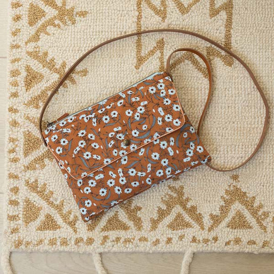Camomille, Cannelle, Gabardine en toile de coton
