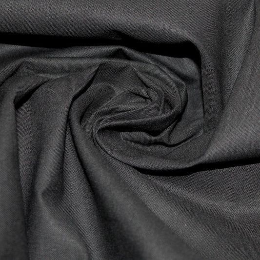 Coton uni, Noir