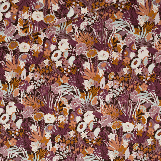 Flower wealth, Nocturne purple, felpa garzata