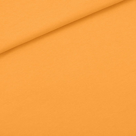 French terry, Amber yellow, felpa garzata