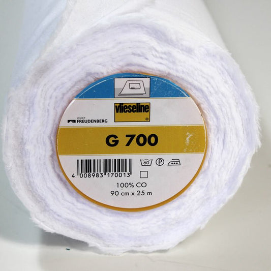 G700, Interfodera termoadesiva, bianco/nero