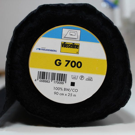 G700, Interfodera termoadesiva, bianco/nero