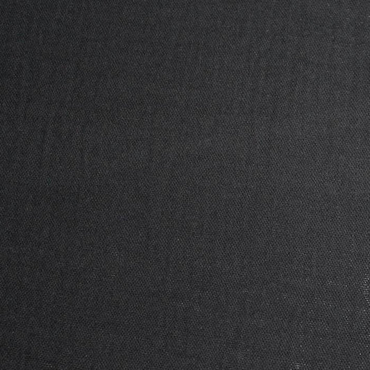 Chute de 150cm, Double gaze gaufrée uni Noir