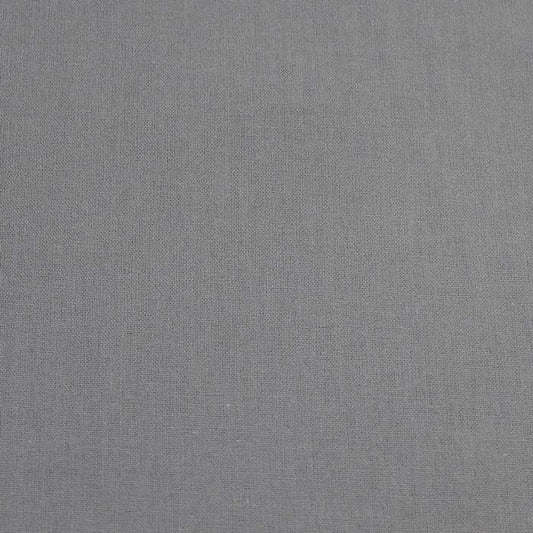 Coton uni gris perle