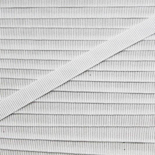 Ruban gros grain blanc, différentes tailles