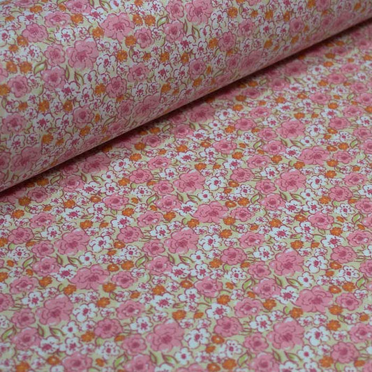 Kalmia, rose, cotone francese