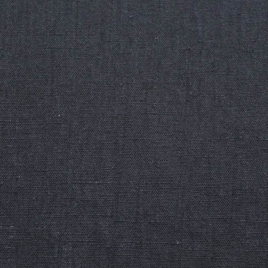 Misto lino cotone, stone washed, noir
