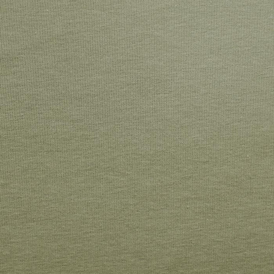 French terry, Tea Green, felpa garzata